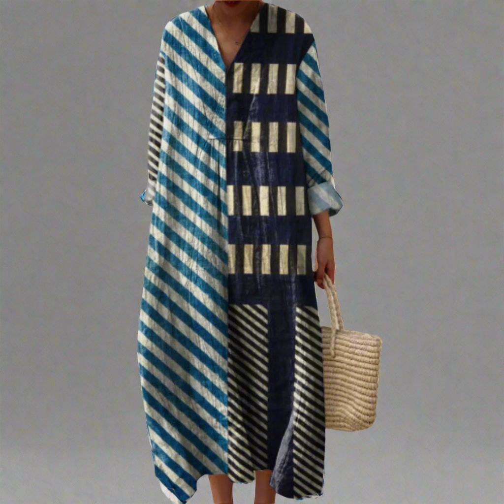 Elissa | Elegant Geometric Dress