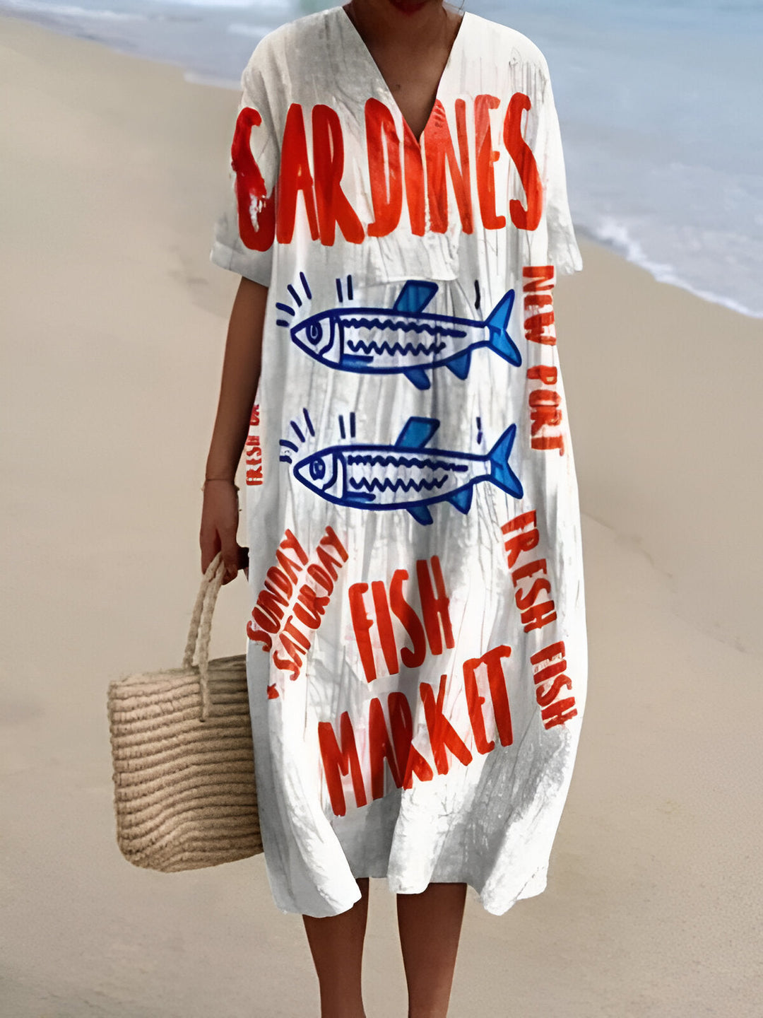 Sardine | Printed Summer Breeze Robe