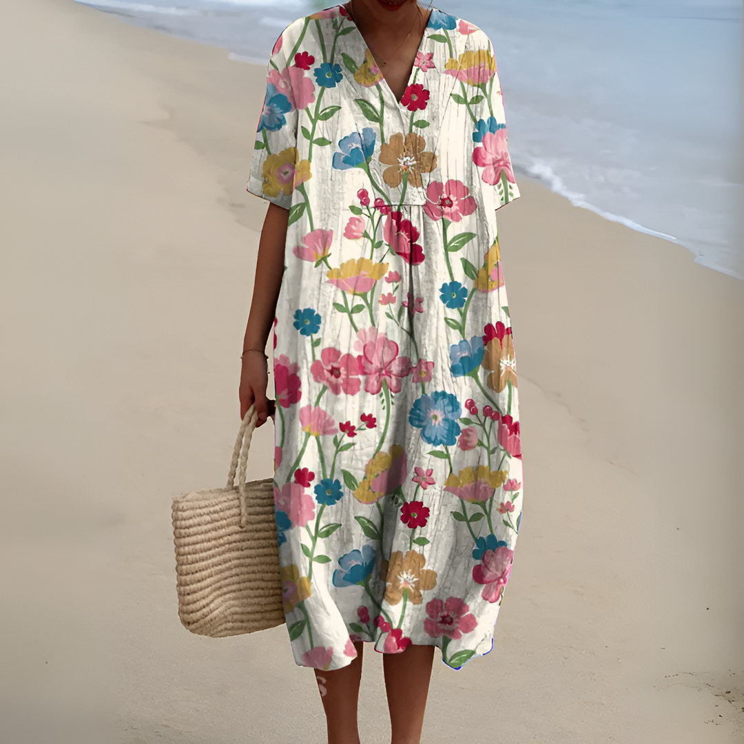 Noelia | Summer Breeze Printed Dress