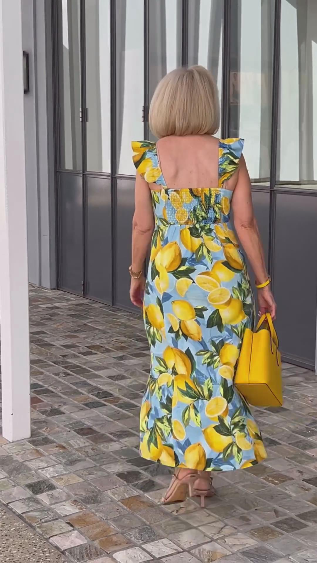 Sun and Lemon Dress 🍋