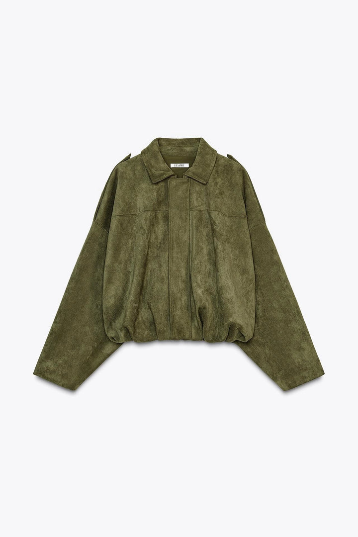 Sofia Suede Jacket | Green