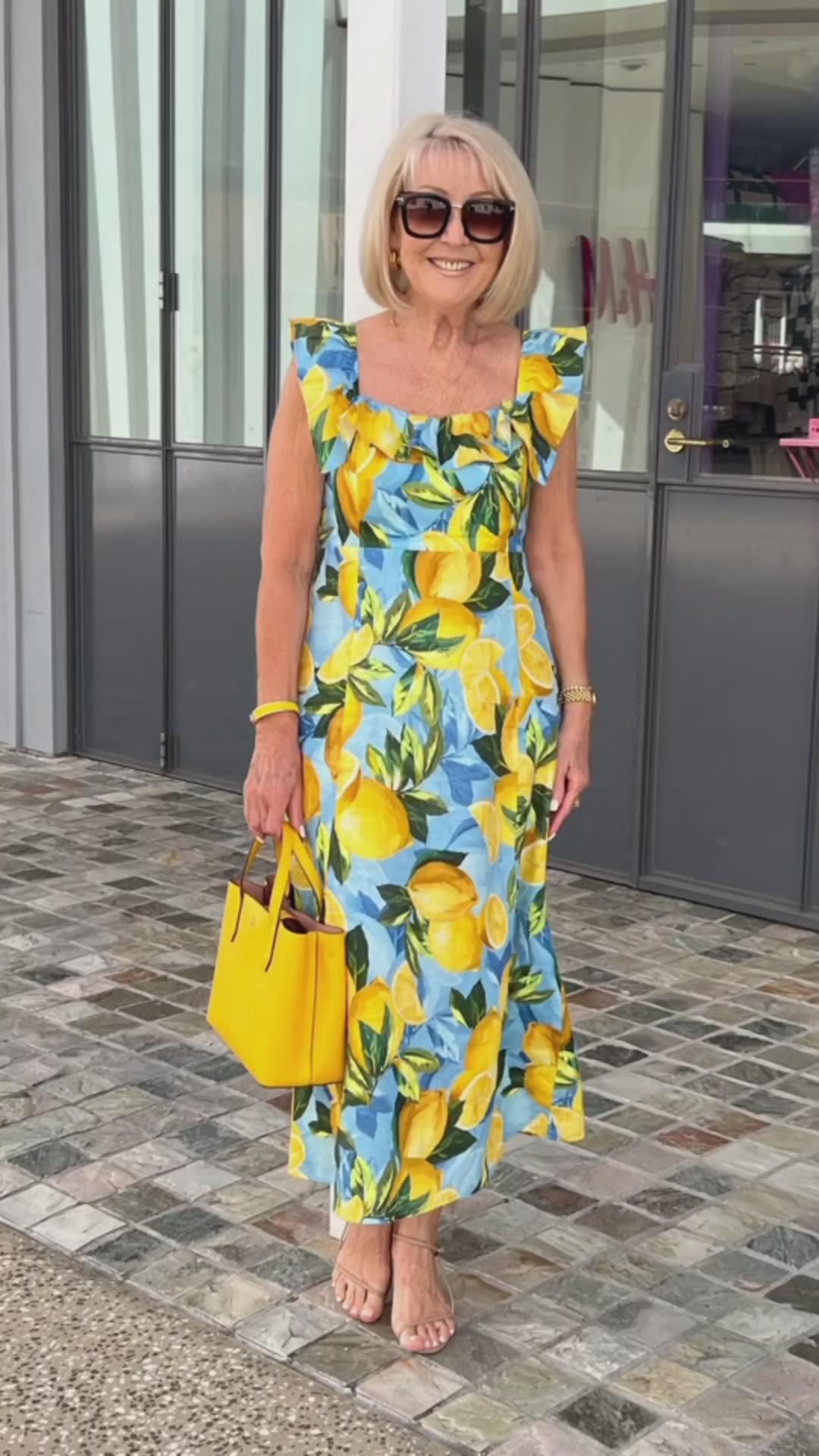 Sun and Lemon Dress 🍋