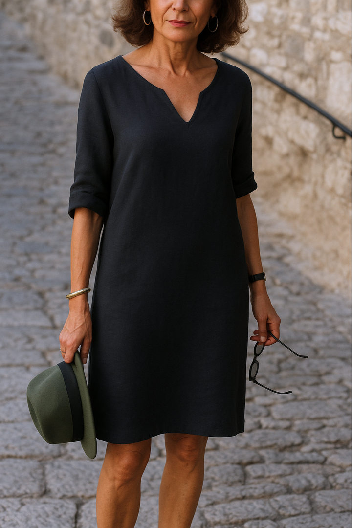 LISETTE | Elegant V-neck dress