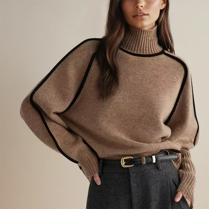 Amanda  | Stylish Turtleneck Sweater