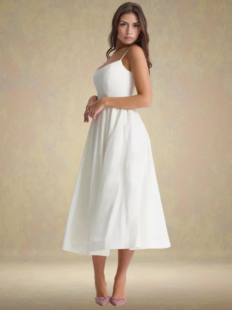 Elara Bloom Midi Dress