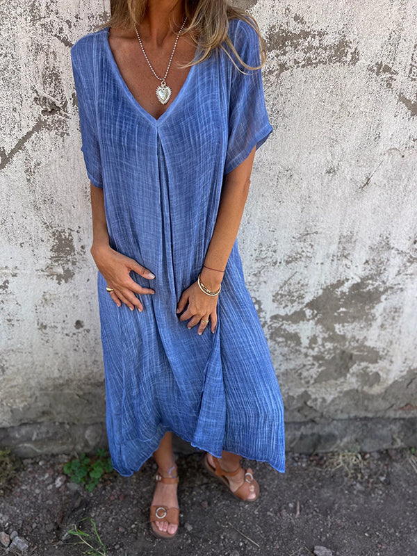 Lena | Summer Linen Dress for Everyday Wear