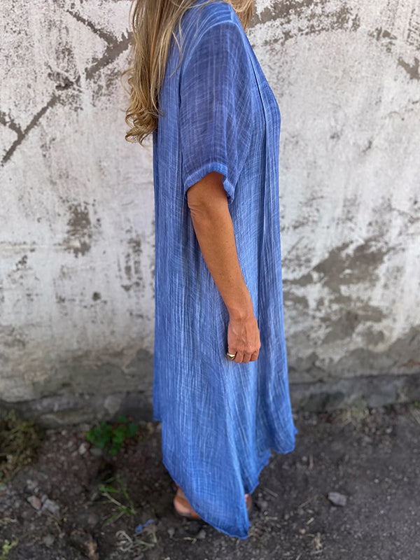 Lena | Summer Linen Dress for Everyday Wear