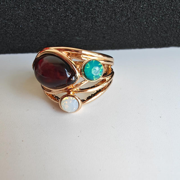 Vintage Ring with Blue Moonstone