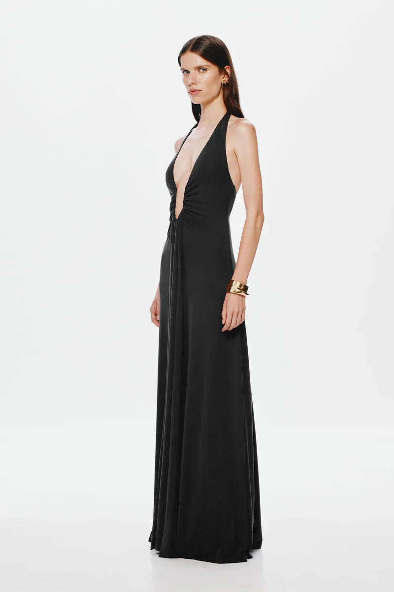 ALTHEA – Cupro maxi dress