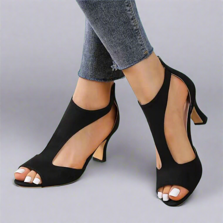 Marga |   Sandals with Chic Heel