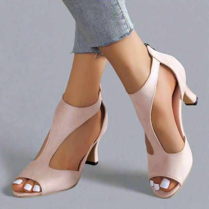 Marga |   Sandals with Chic Heel