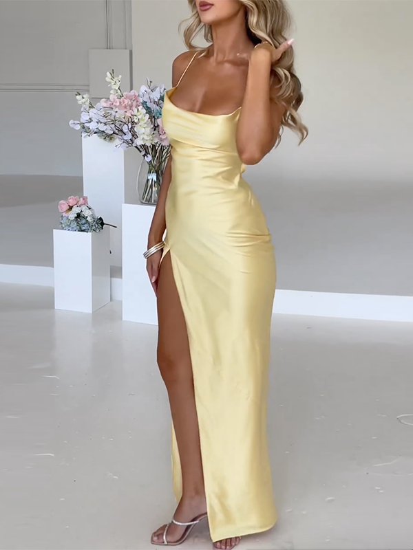 Alina - Maxi Dress with Side Slit