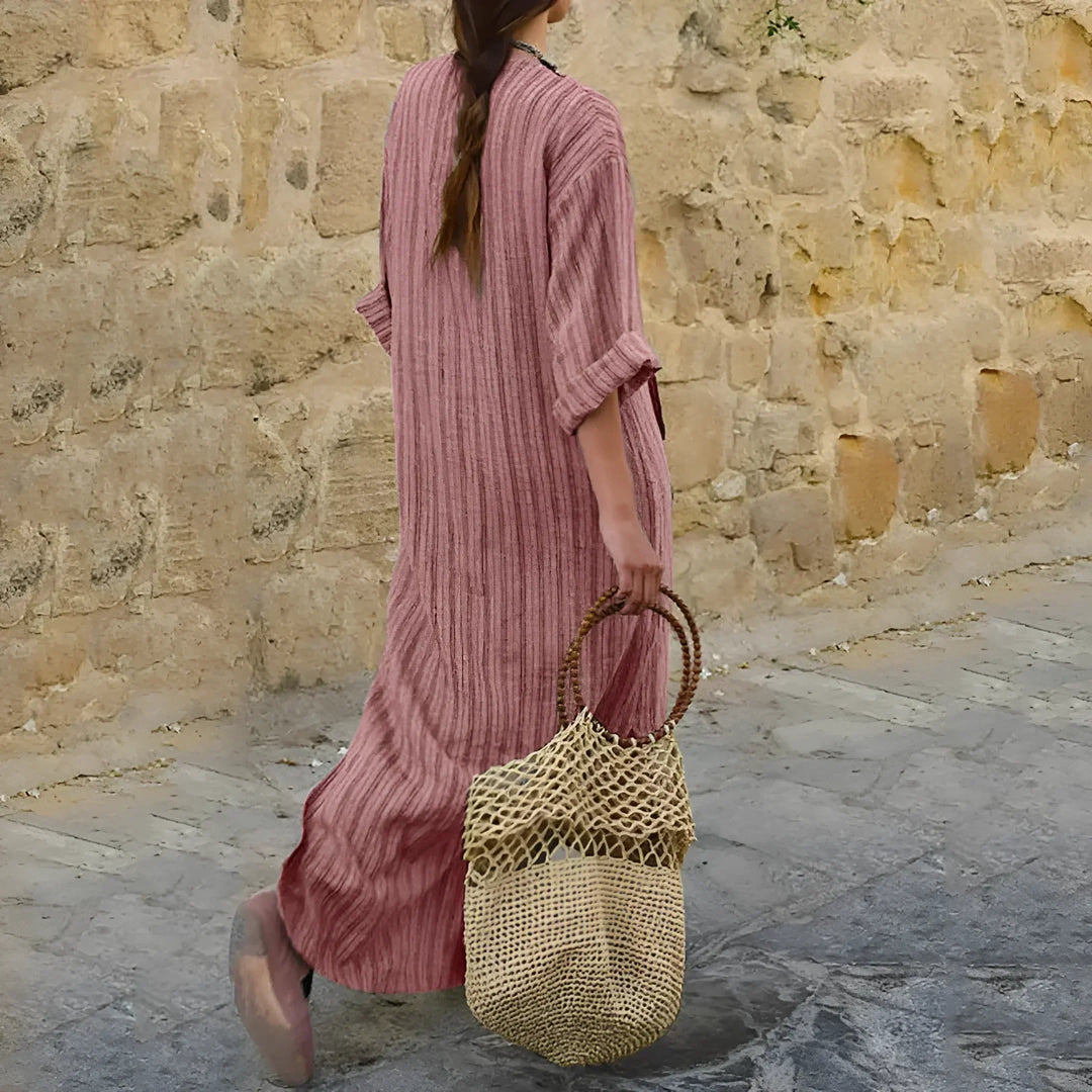 Odile   | Cotton and Linen Robe