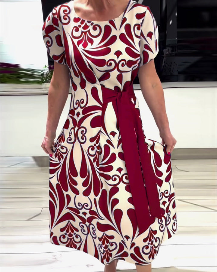 Prague Dress with Adjustable Tie