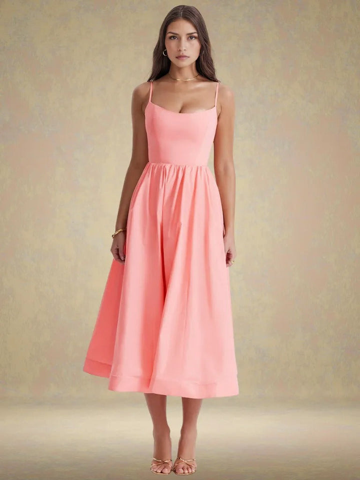 Elara Bloom Midi Dress