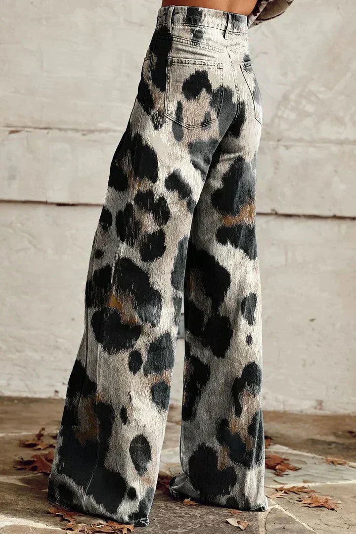 Lara | Handmade vintage-style pants with chic print