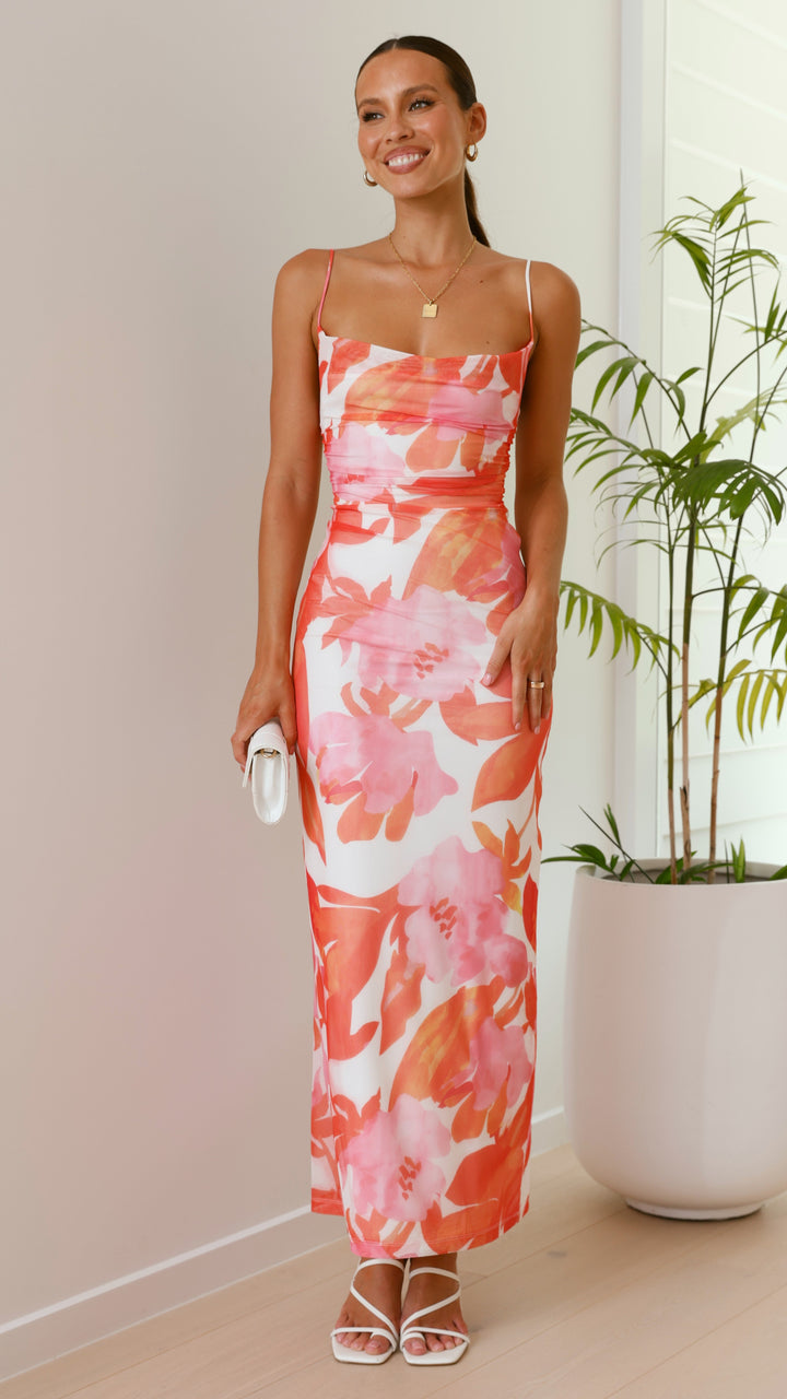 Ashley - Printed Maxi Dress