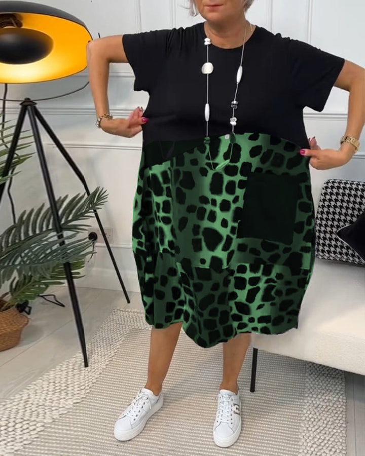 Lina | Breezy Summer Dress with Round Neck