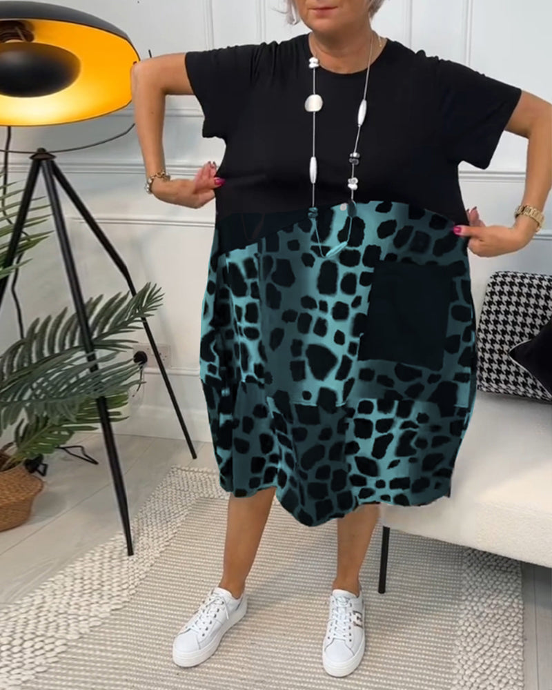 Lina | Breezy Summer Dress with Round Neckline