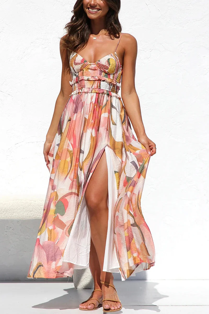 Rosea Walk Dress with Prints