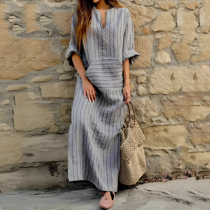 Odile   | Cotton and Linen Robe