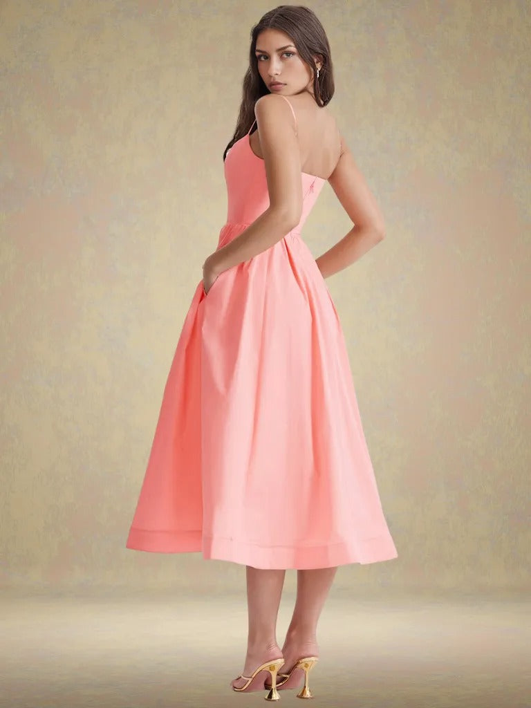 Elara Bloom Midi Dress