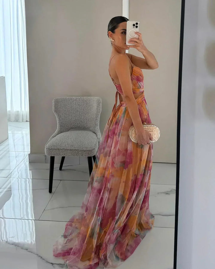 Rosea Romantic Flow Maxi Dress