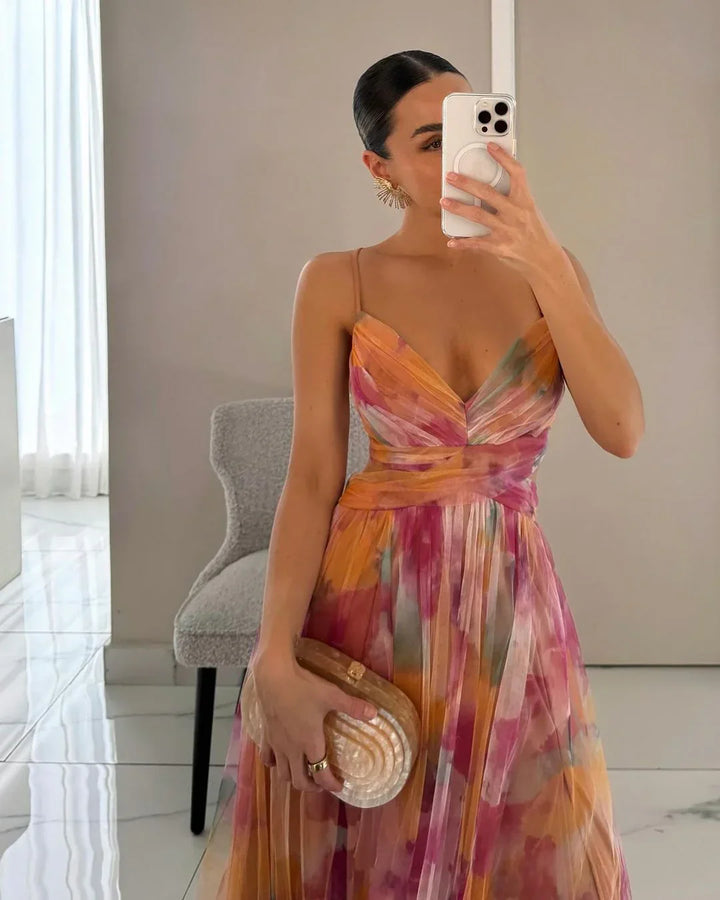 Rosea Romantic Flow Maxi Dress