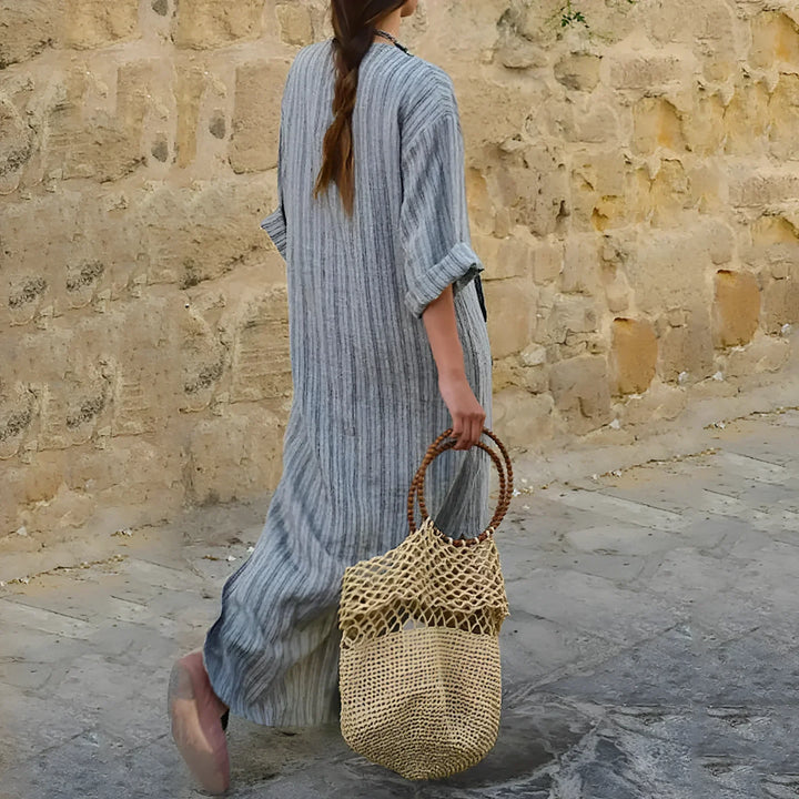 Odile   | Cotton and Linen Robe
