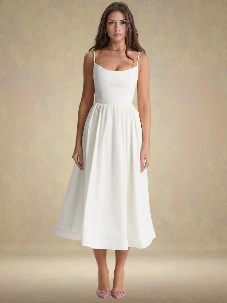 Elara Bloom Midi Dress