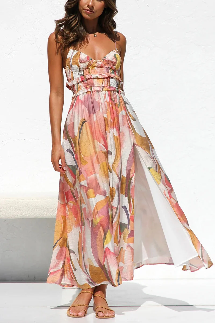 Rosea Walk Dress with Prints