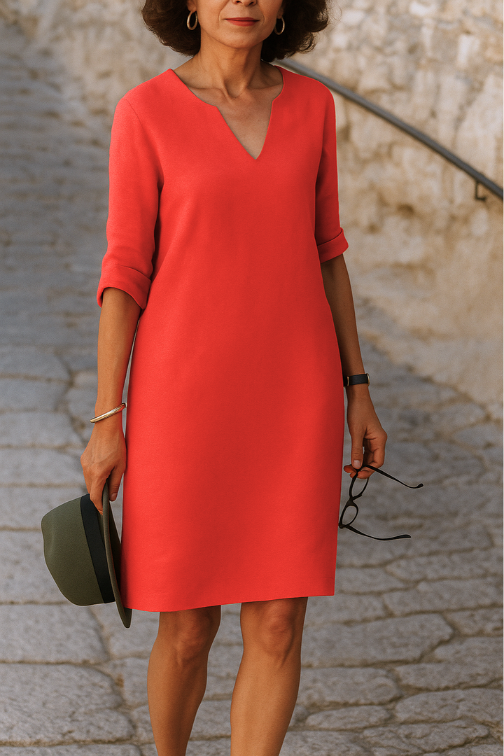LISETTE | Elegant V-neck dress
