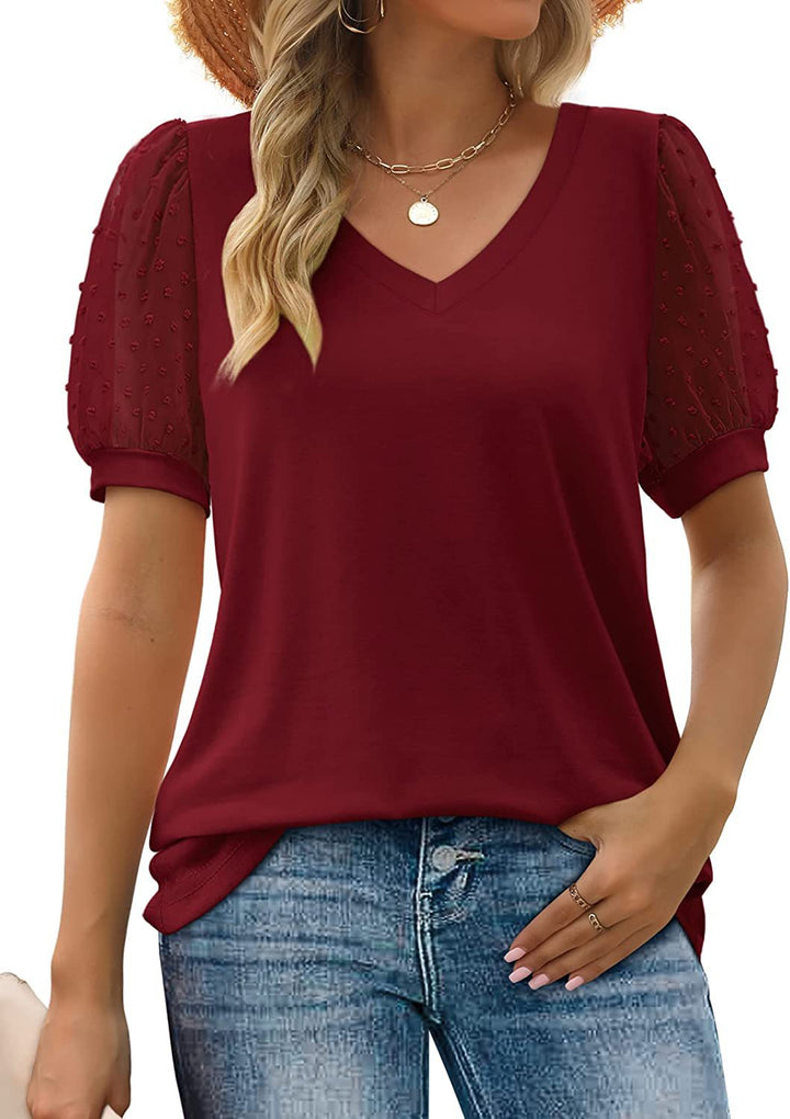 Rhianna   | Elegant Puff-Sleeve Top