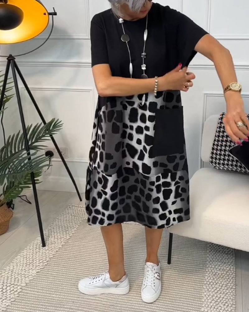 Lina | Breezy Summer Dress with Round Neckline