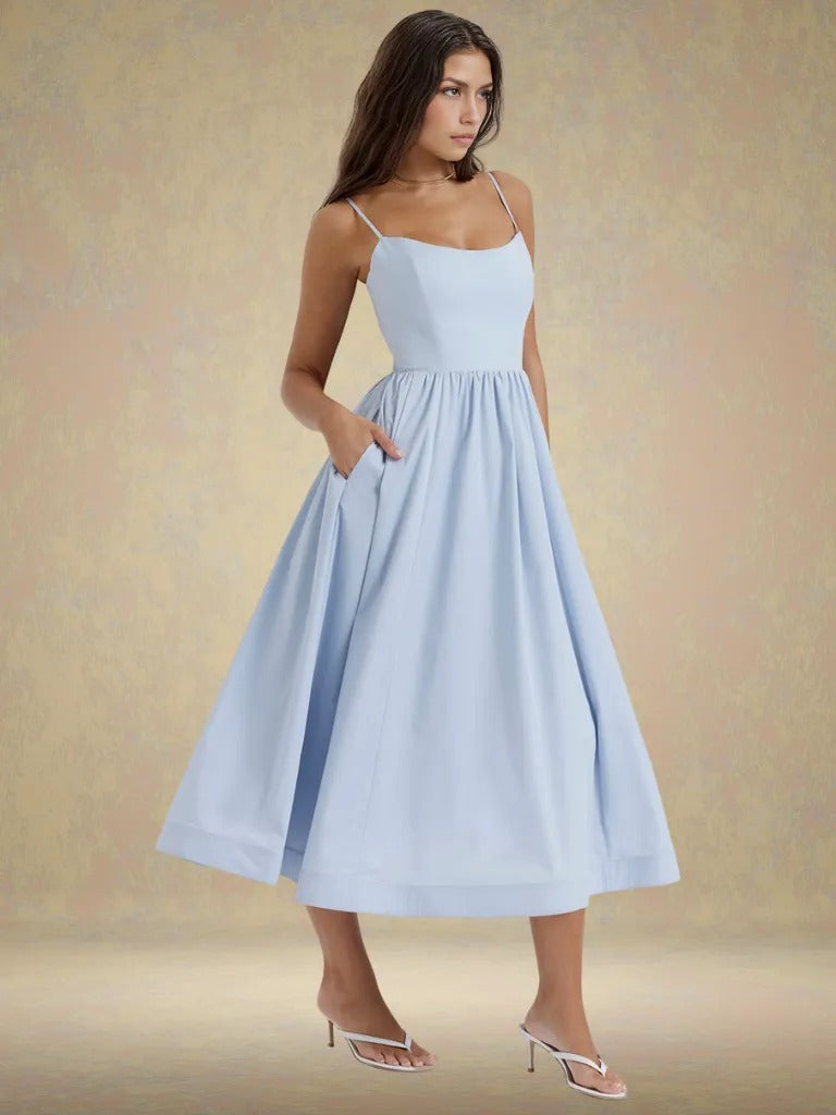 Elara Bloom Midi Dress