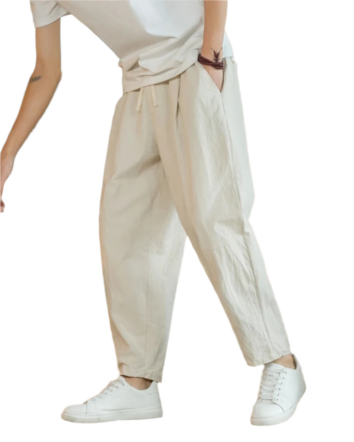Rome cotton trousers