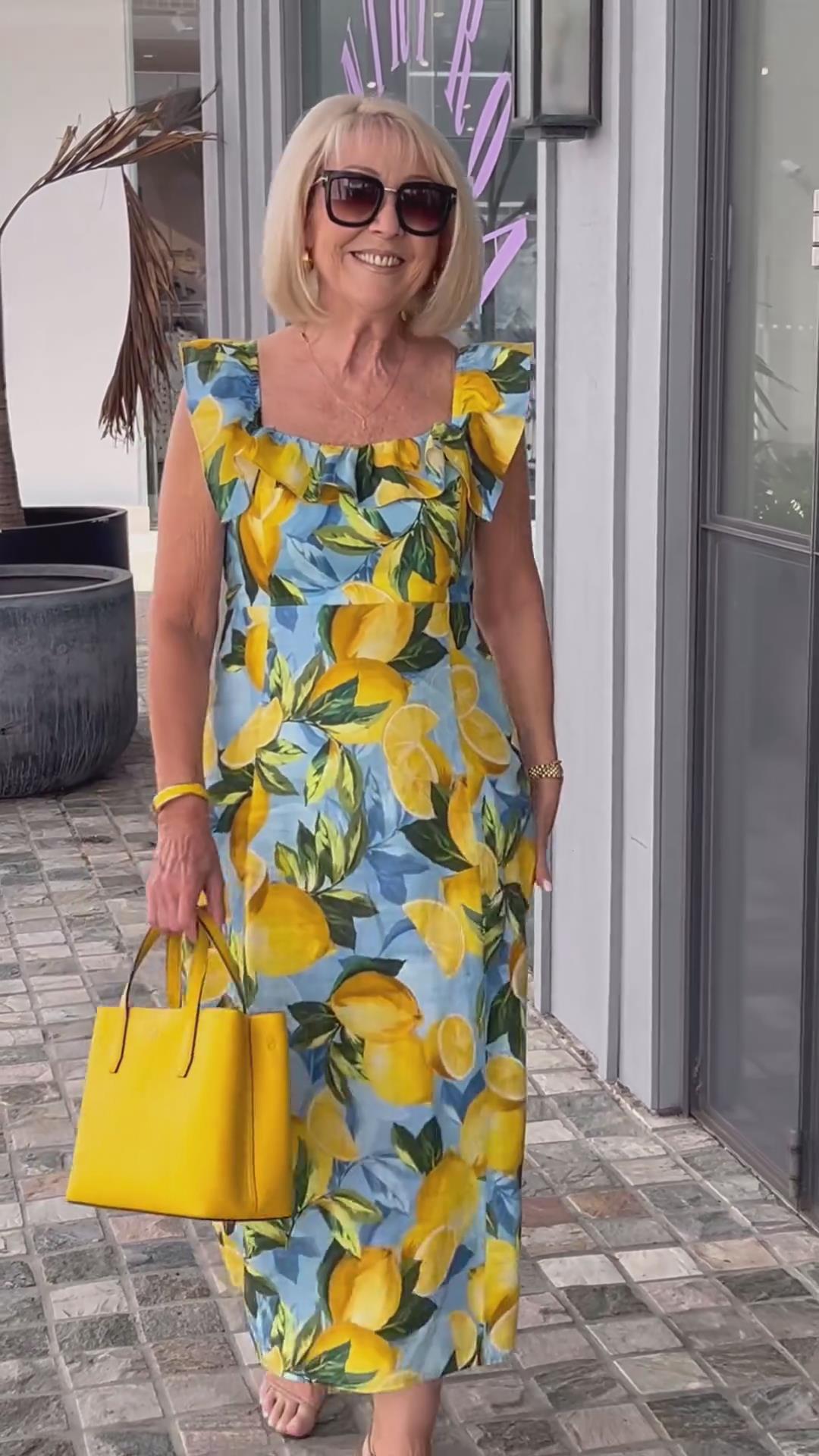Sun and Lemon Dress 🍋