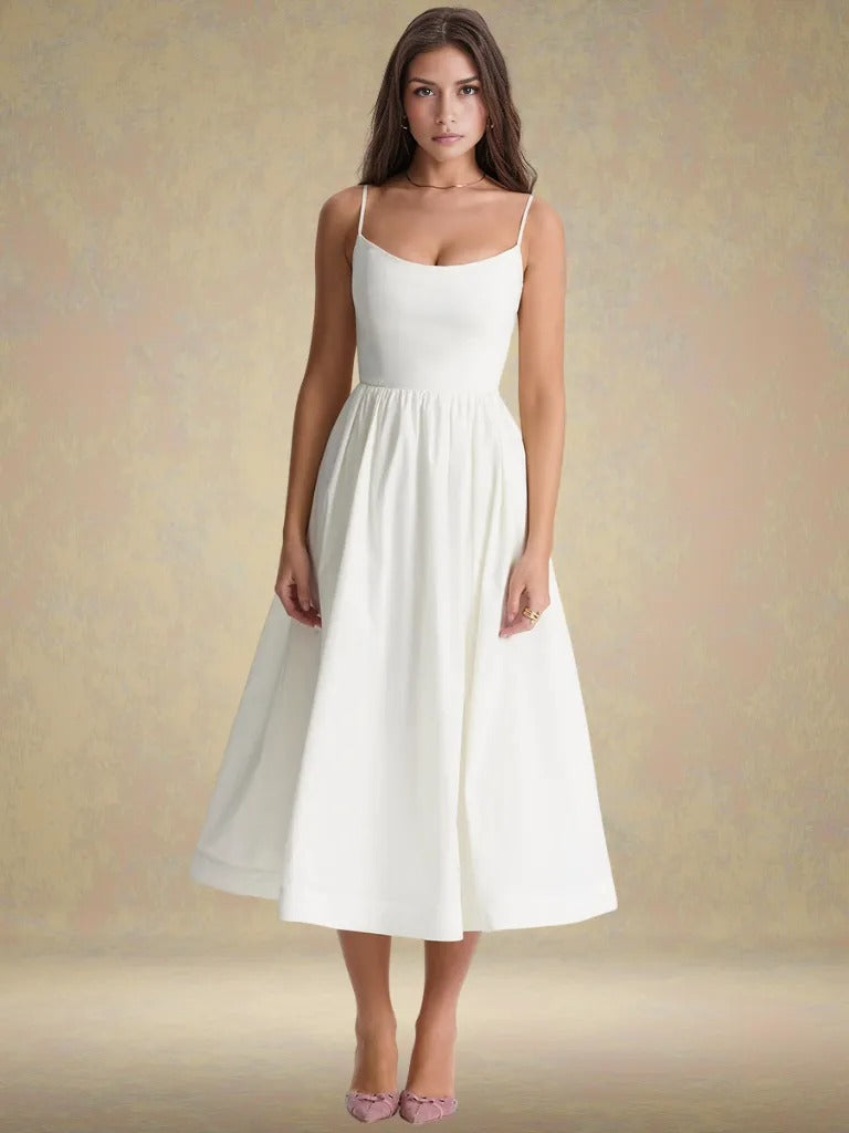 Elara Bloom Midi Dress