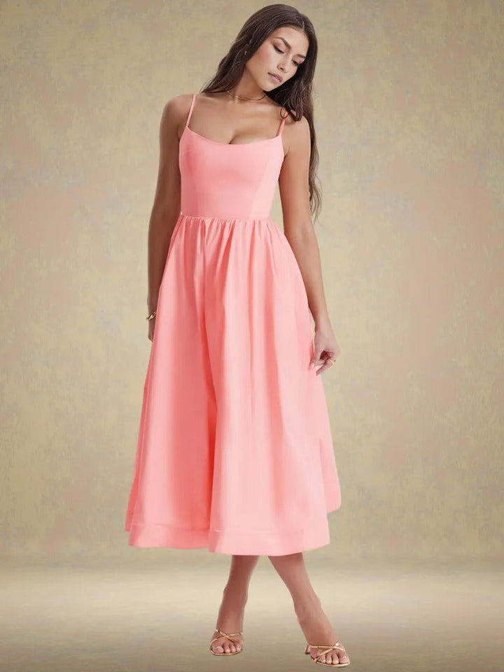 Elara Bloom Midi Dress