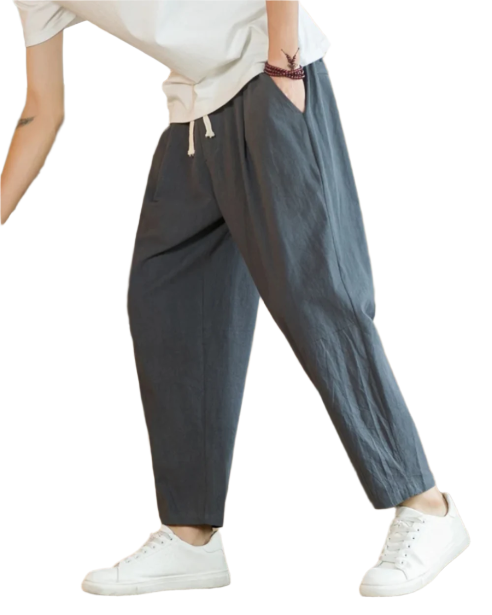 Rome cotton trousers