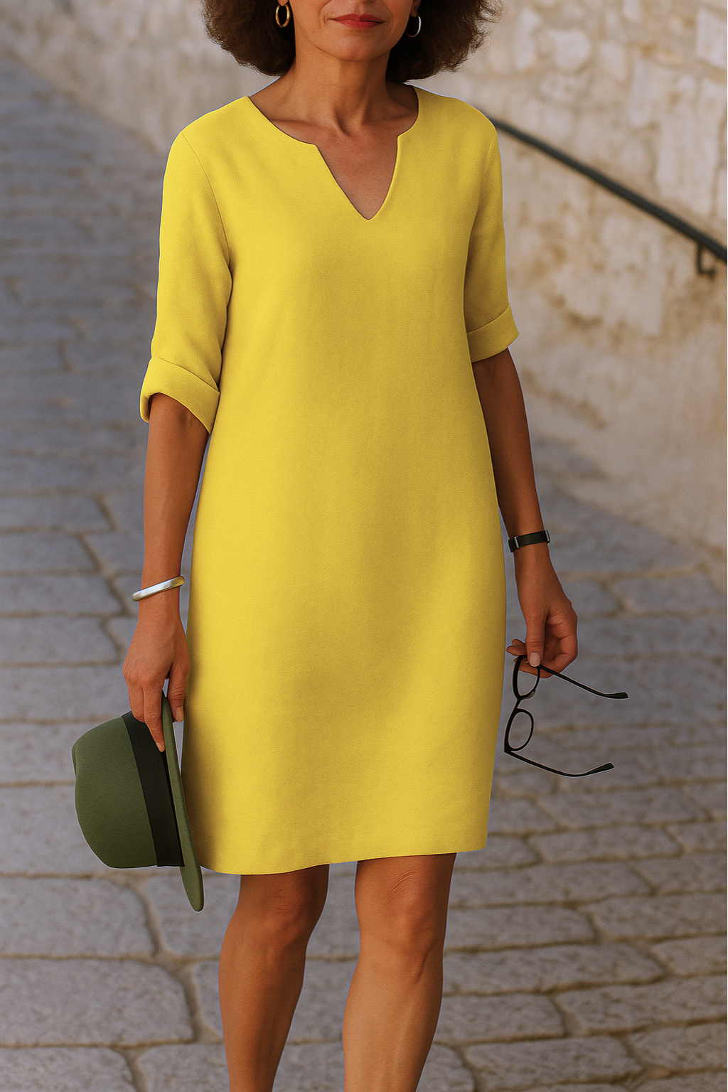 LISETTE | Elegant V-neck dress
