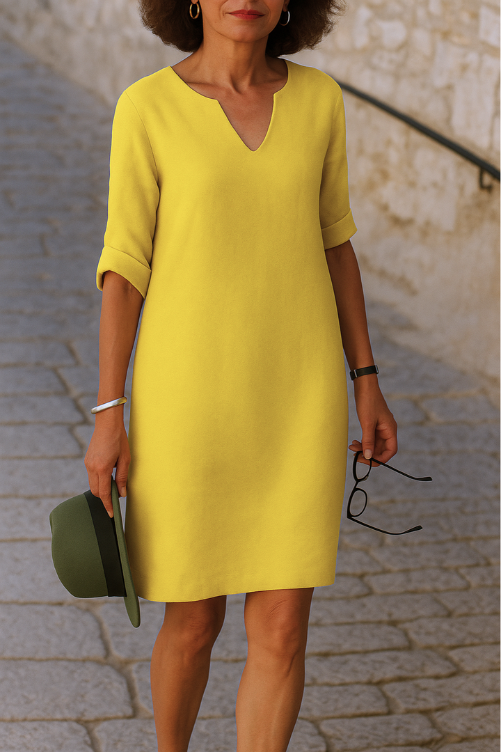 LISETTE | Elegant V-neck dress