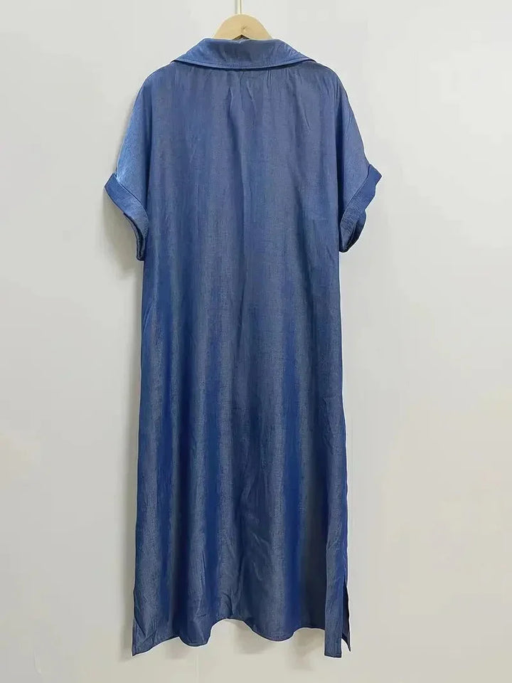 Rosea Shirt Dress with Pockets