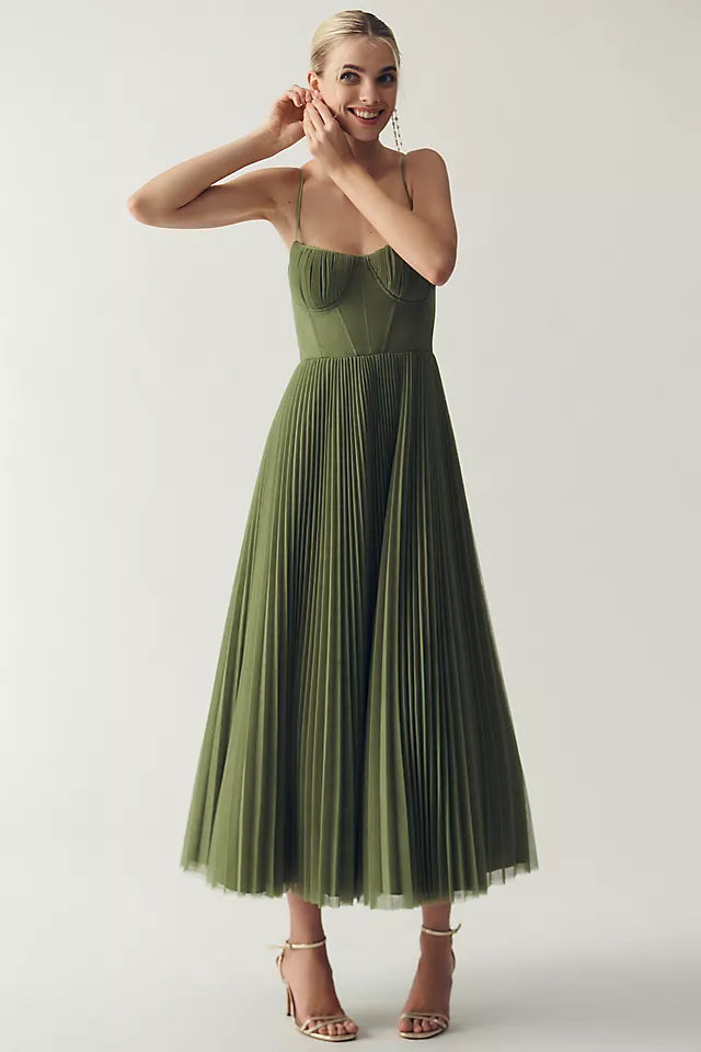 Claire - Pleated Tulle Dress