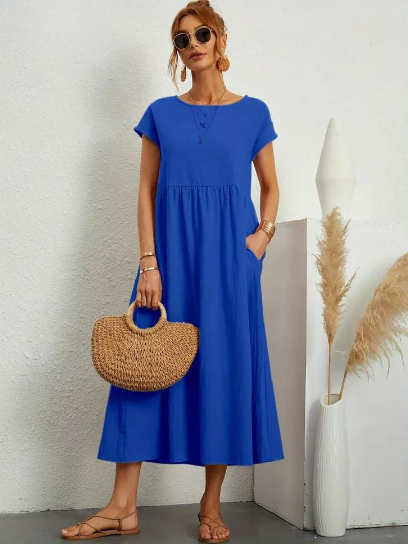 Ruby | Elegant Essential Dress made of Cotton and Linen