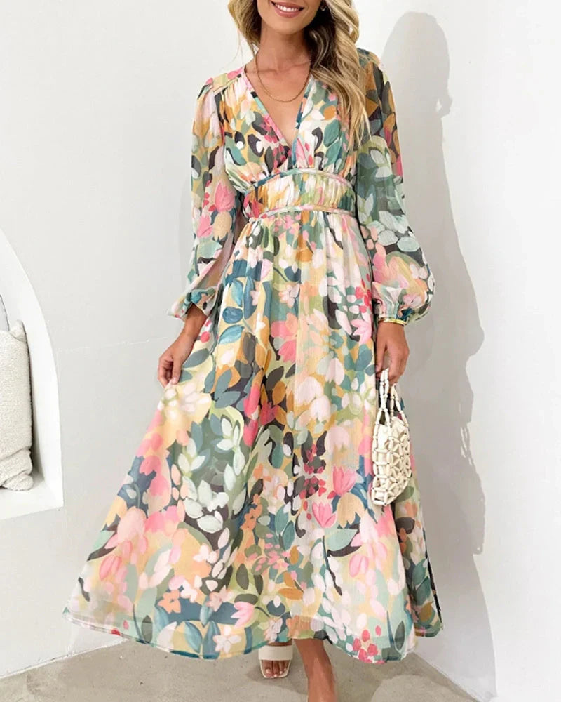 Rosea Boho Maxi Dress