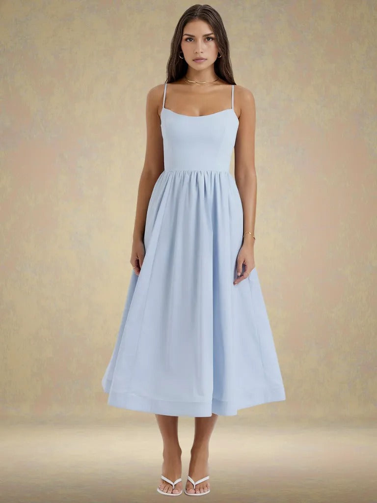 Elara Bloom Midi Dress