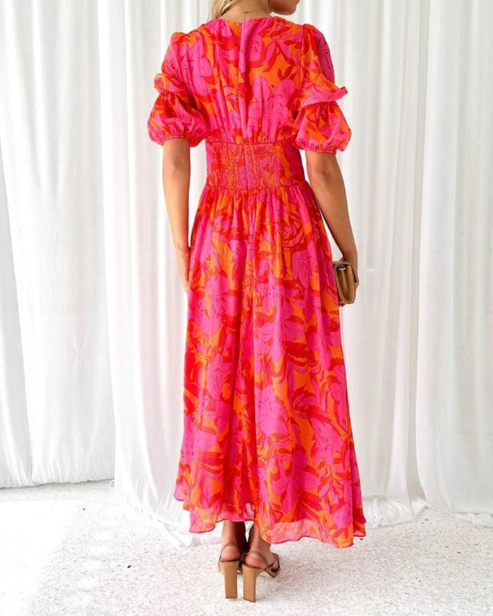 Derana   - Red-pink Maxi Dress
