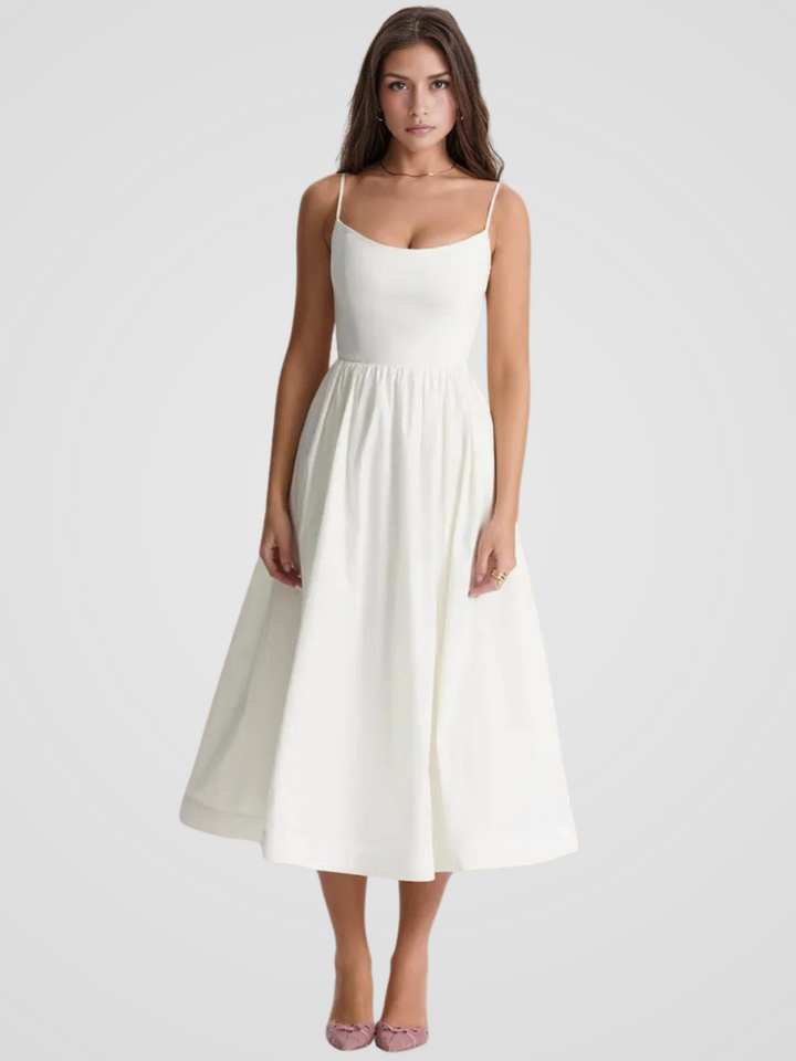 Elara Bloom Midi Dress