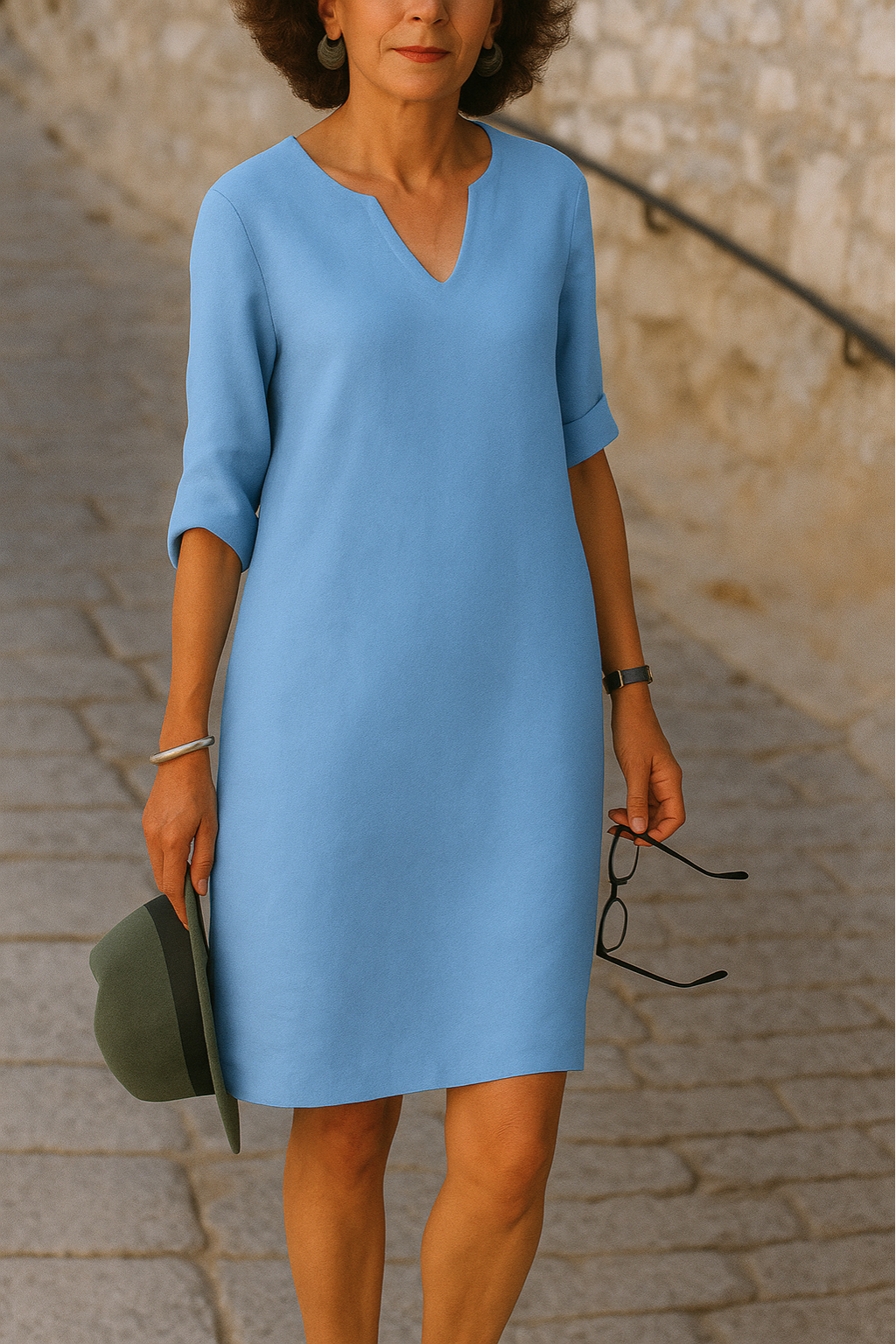 LISETTE | Elegant V-neck dress